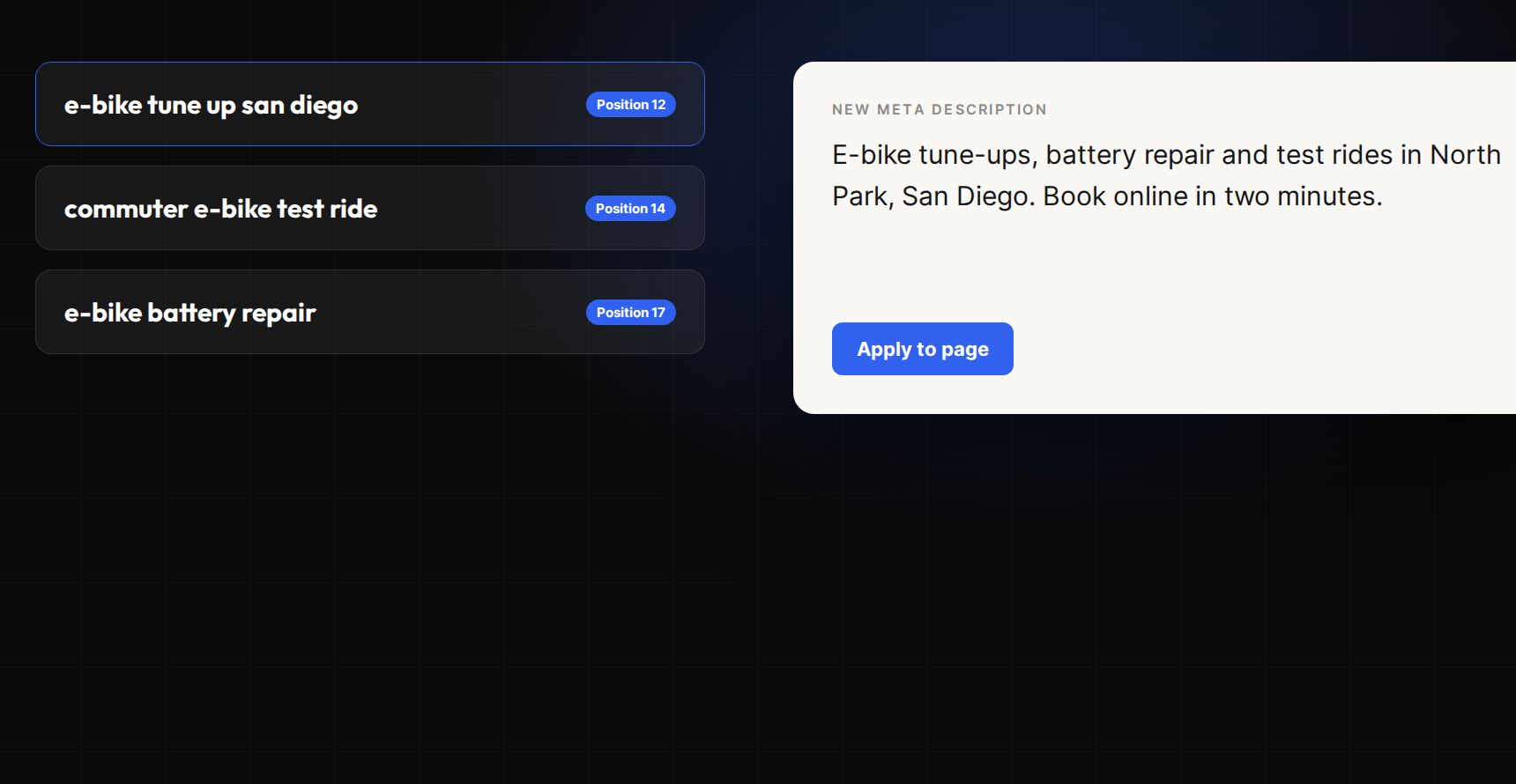 Analoo: Find the quick wins. Fix them fast (sample data)