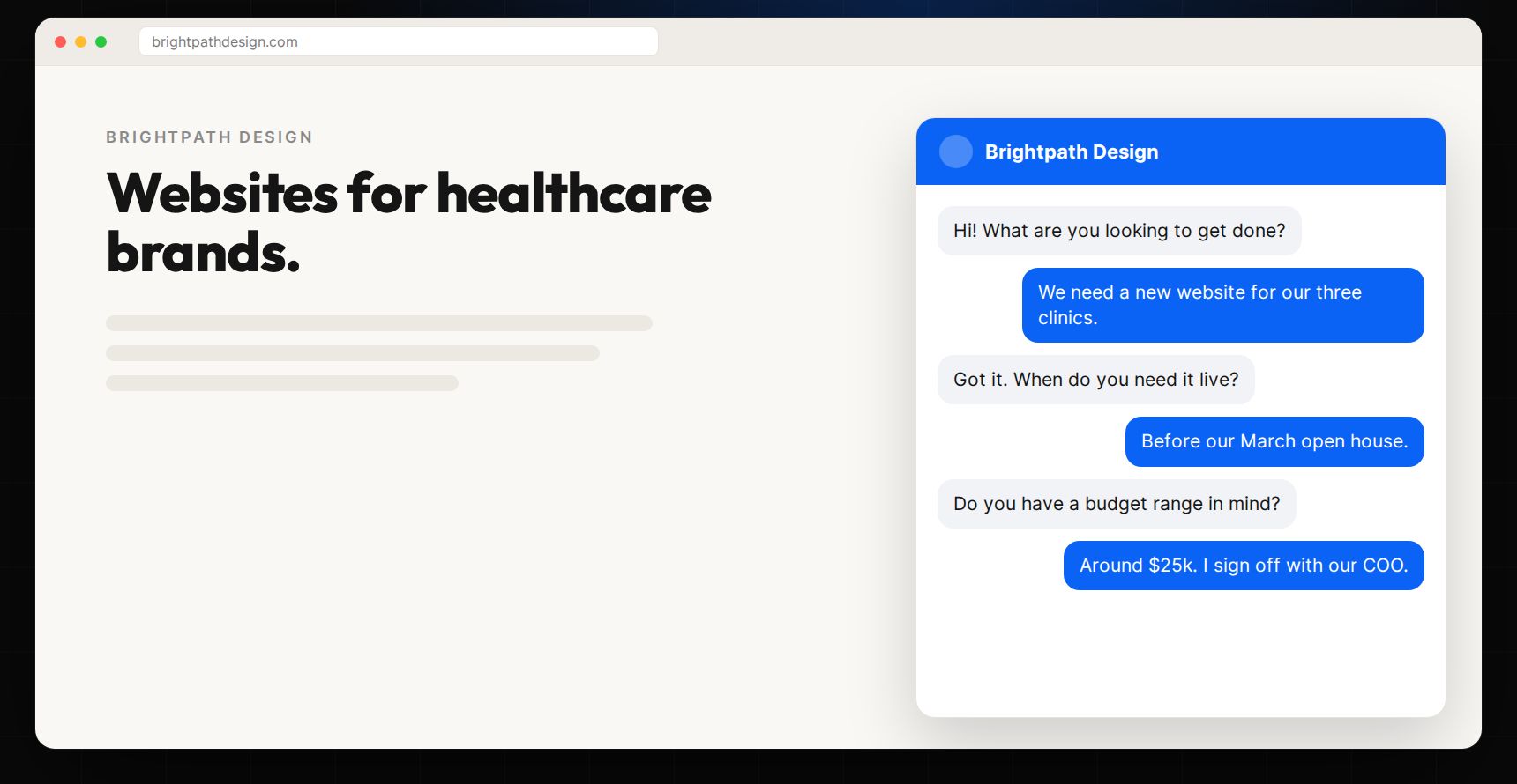 ChatStir.ai: It chats like your best salesperson (sample data)